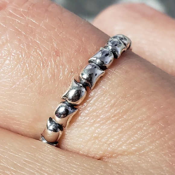 925 Sterling Silver Kitty Cat Lover Stackable Fun - Picture 7 of 8